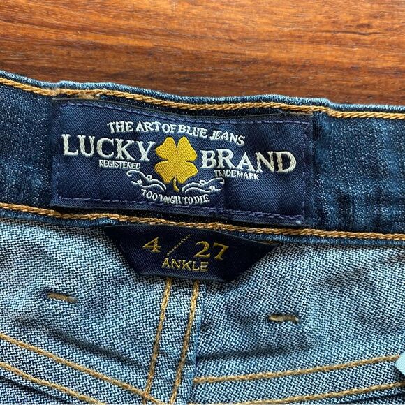 Lucky Brand Sofia Skinny Ankle Stretchy Dark Wash Jeans  Women’s 4 27 - Picture 14 of 16